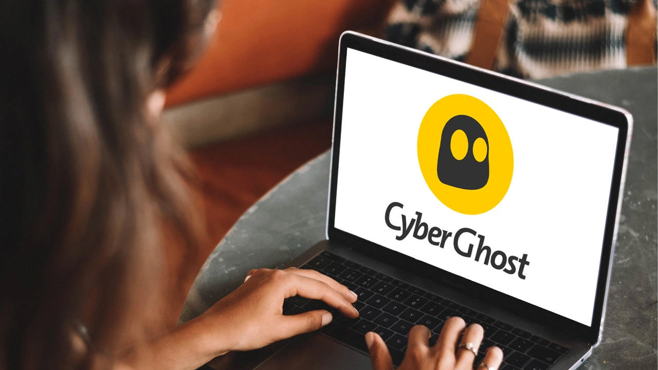 Interface CyberGhost : profils streaming et connexion